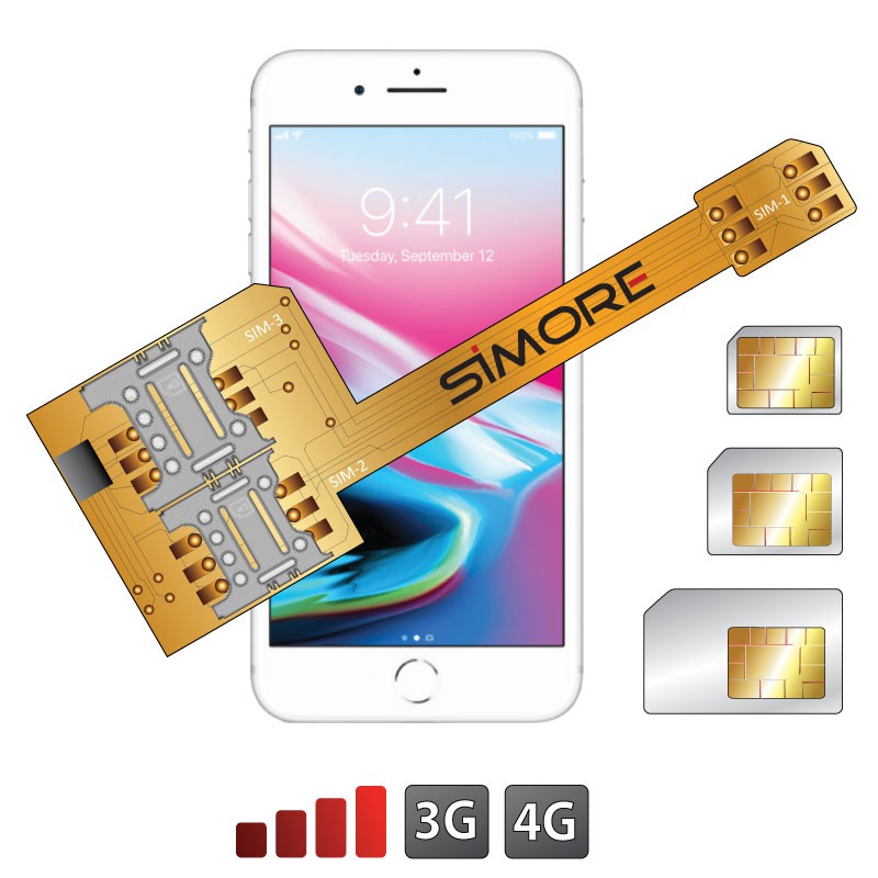 iphone 8 plus dual sim adapter