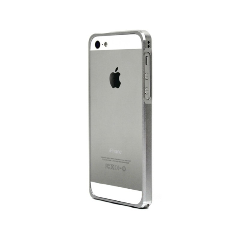 Bumper de protection Alloy X Silver pour iPhone SE, 5 et 5S