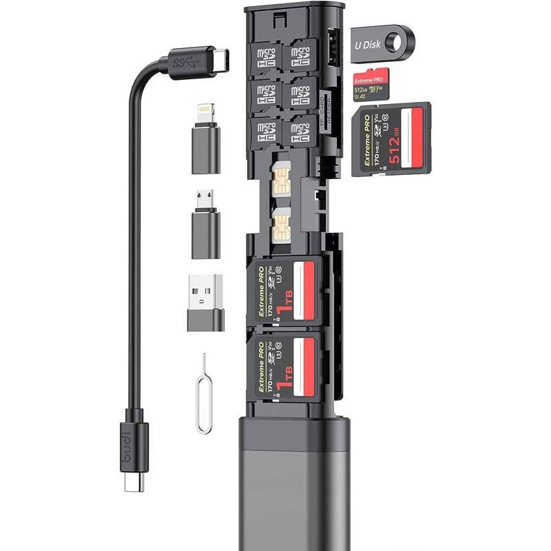 Lecteurs USB, lecteurs de carte mémoire SD et micro SD - Stick de rangement Multi fonctions