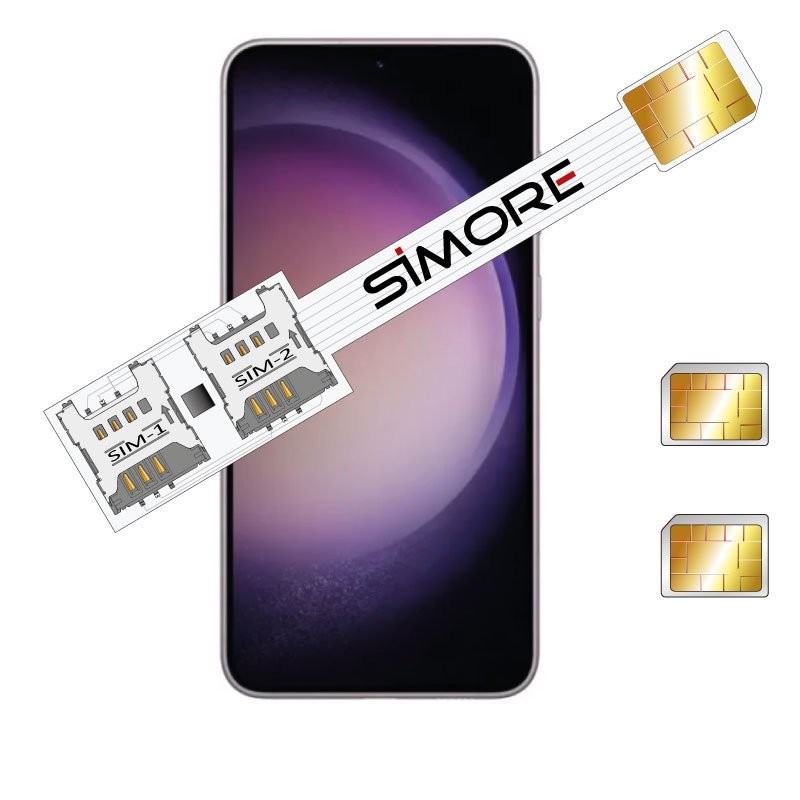 Galaxy S23 Dual SIM adaptateur SIMore Speed X-Twin S23