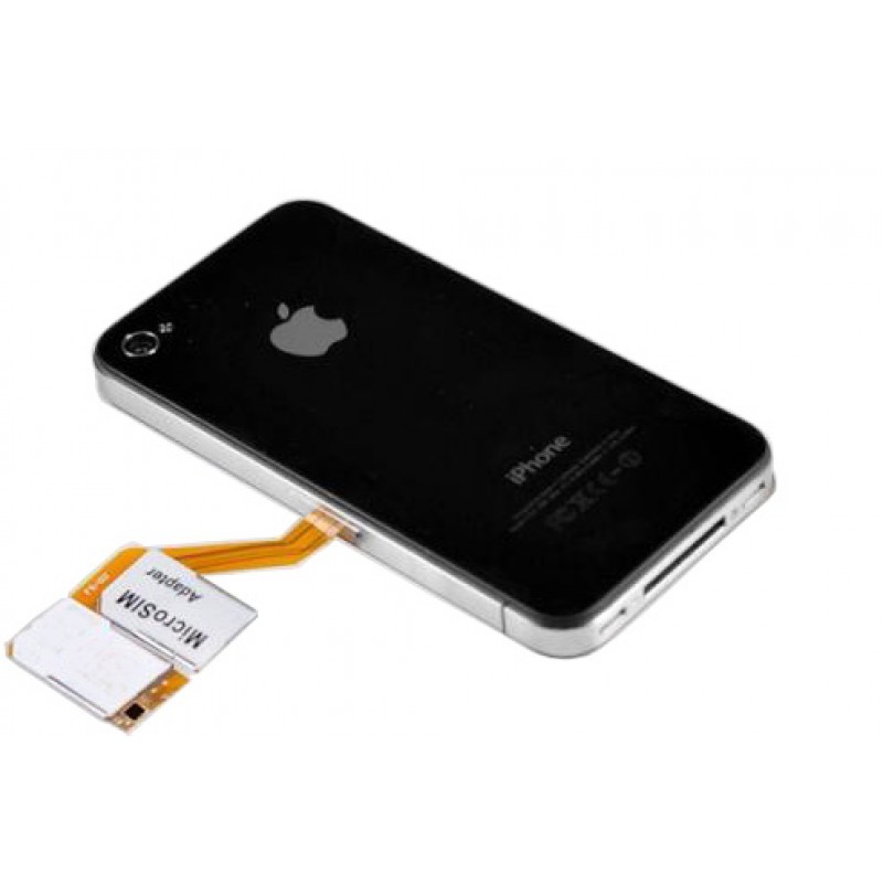 X-Triple 4 Coque adaptateur dual triple SIM pour iPhone 4 et iPhone 4S