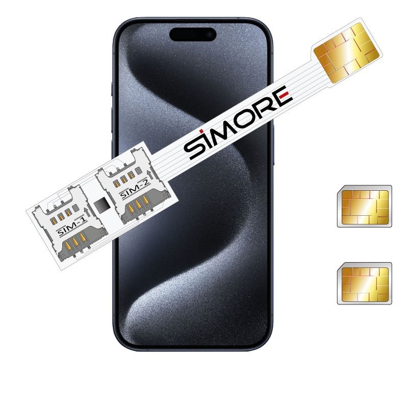 iPhone 15 Pro Double carte SIM adaptateur Speed Xi-Twin-15-Pro