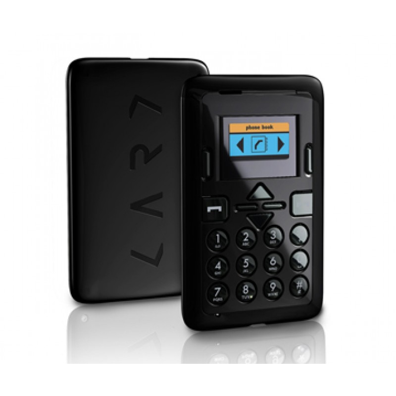 Mini Phone Black - Mini téléphone mobile format carte de crédit
