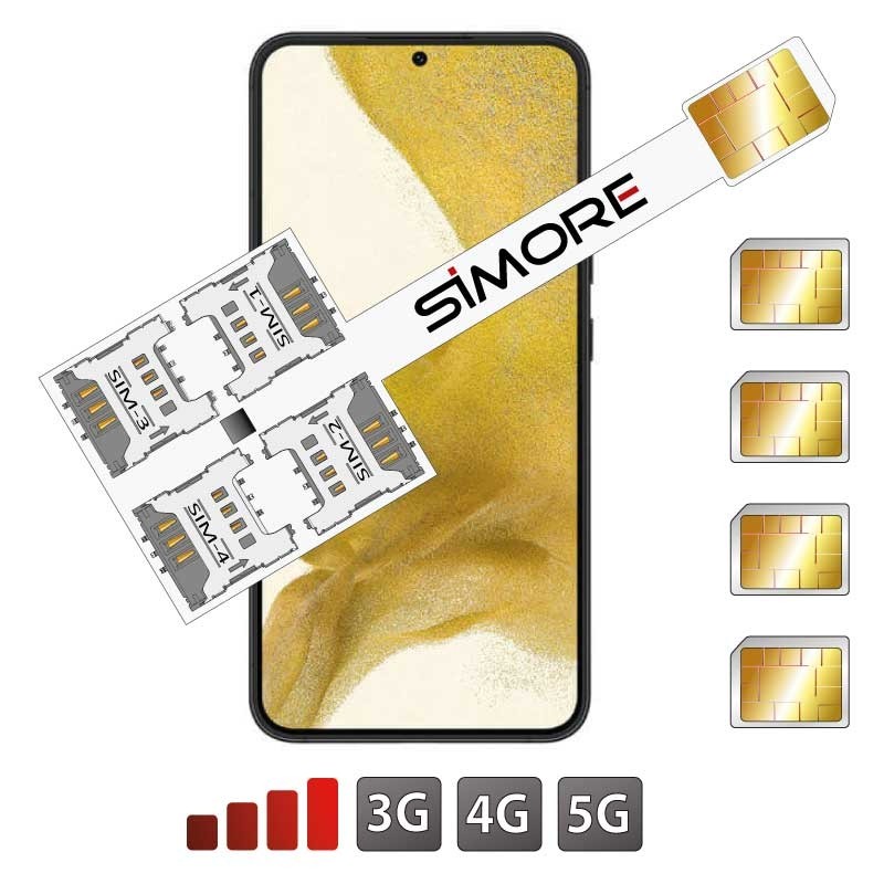 Multi SIM Adaptateur pour Samsung Galaxy S22 5G