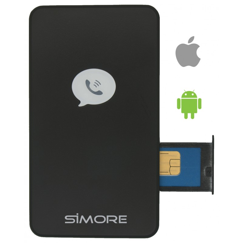 Dual BlueBox Adaptateur double carte SIM bluetooth simultané pour iOS et Android