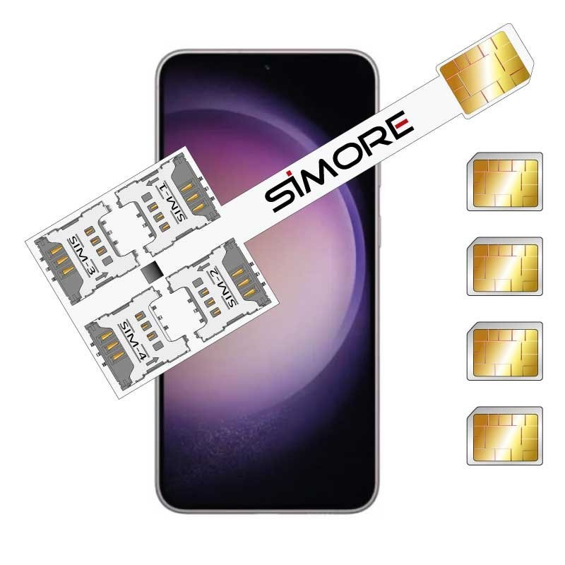 Galaxy S23 Multi SIM Adaptateur SIMore