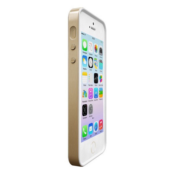 Coque contour de protection pour iPhone SE, iPhone 5 et iPhone 5S - Alloy X Mono Gold