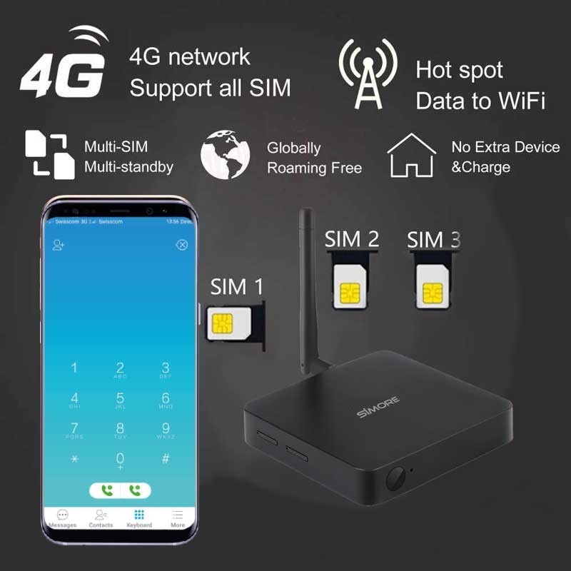 Double SIM pour Android smartphones adaptateur actif routeur WiFi 4G DualSIM@home-3