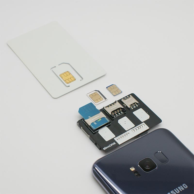 Android hybrid adaptateur multi-sim au format Nano, Micro, Mini et IC carte