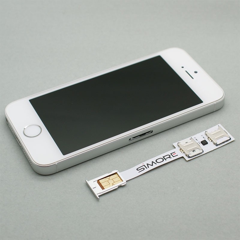 Adaptateur Dual SIM pour avoir 2 cartes SIM dans votre iPhone 5-5S