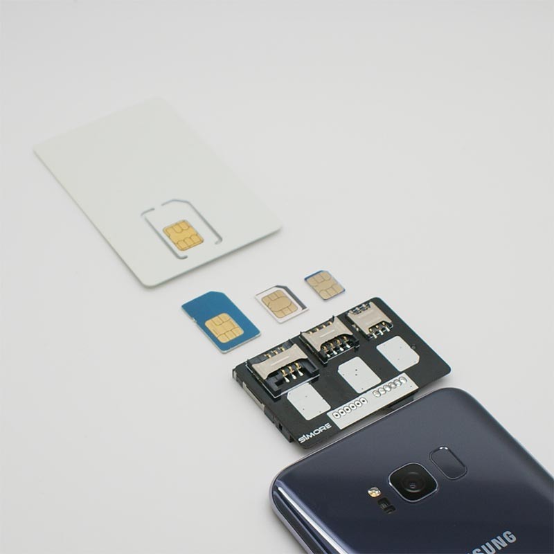 Extension Multi-4SIM pour Android smartphone avec slot hybrid