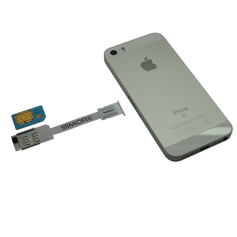 iPhone SE adaptateur double carte SIM 4G QS-Twin SE