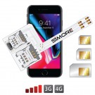 iPhone 8 Triple Double SIM - Adaptateur WX-Triple 8 pour iPhone 8