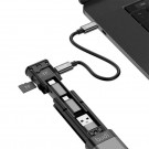 Cable de recharge Data lecteur carte TF Micro SD connecteur lightning USB-C Micro USB