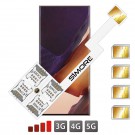 Galaxy Note20 Ultra Quadruple Multi-SIM Adaptateur SIMore Speed ZX-Four
