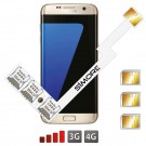 Galaxy S7 Edge Adaptateur Triple Double SIM Dualsim Android pour Samsung Galaxy S7 Edge