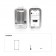 Bumper Patchworks Alloy X Silver Protection en aluminium pour iPhone SE, 5 et 5S