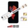 WX-Twin 6S Plus Coque adaptateur dual SIM pour iPhone 6S Plus