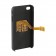 Coque adaptateur double triple SIM pour iPhone 4 et 4S toutes versions d'iOS