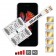 WX-Five 6S Plus Coque adaptateur 5 SIMs multi double carte SIM pour iPhone 6S Plus