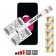 WX-Five 7 Plus Coque adaptateur 5 SIMs multi double carte SIM pour iPhone 7 Plus