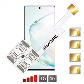Speed ZX-Four Galaxy Note 10+ Quadruple Dual SIM card adapter 