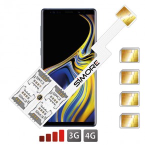 Speed Zx Four Galaxy Note 9 Quadruple Dual Sim Card Adapter