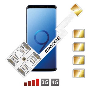 Speed Zx Four Galaxy S9 Quadruple Dual Sim Card Adapter Android For Samsung Galaxy S9 4g Lte 3g Compatible Simore Com