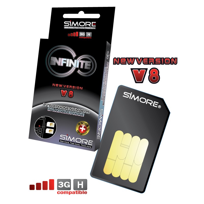 DualSim Infinite Dual SIM adapter for mobiles 3G and 4G