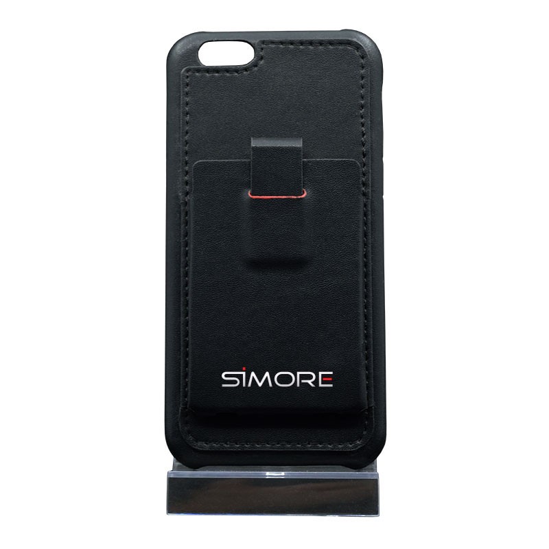 Protective cover for iPhone 6 and 6S with credit card sized pouch