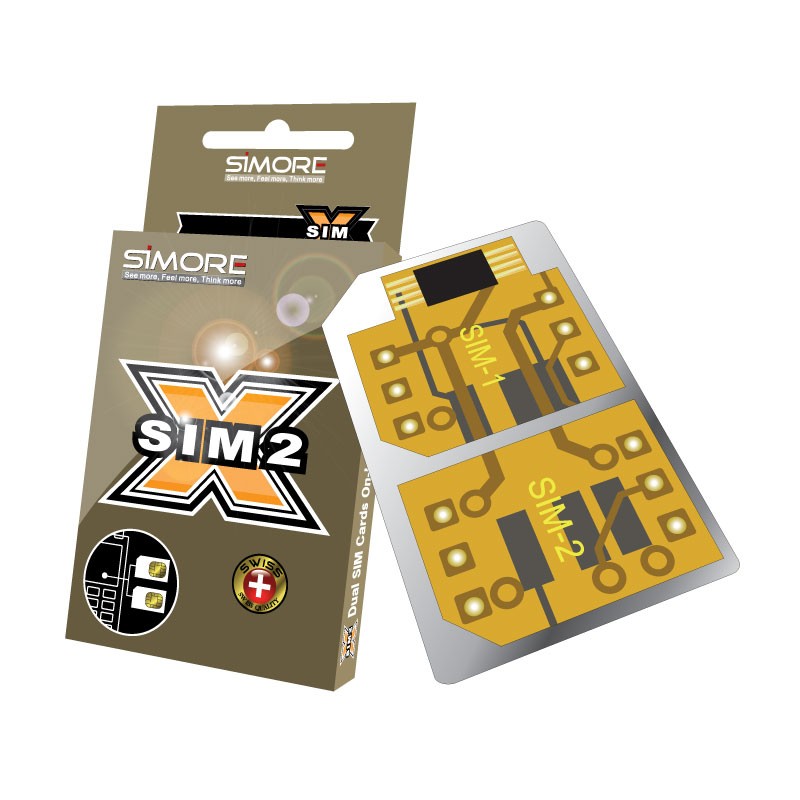 DualSim Gold 1 Dual SIM card adapter for mobile phones