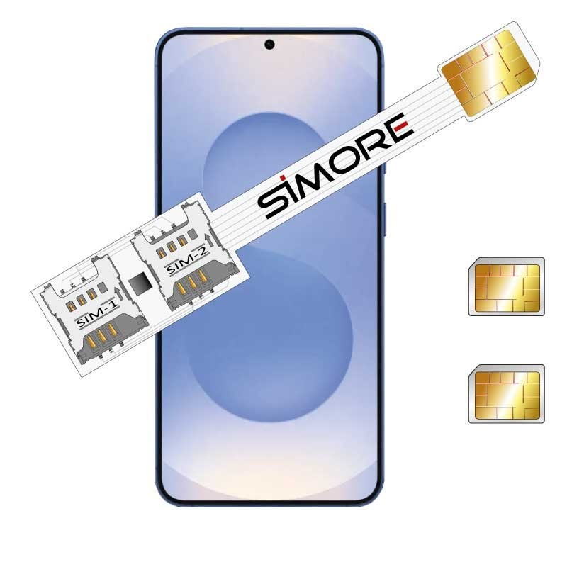 Galaxy S25+ Dual SIM adapter SIMore Speed X-Twin S25