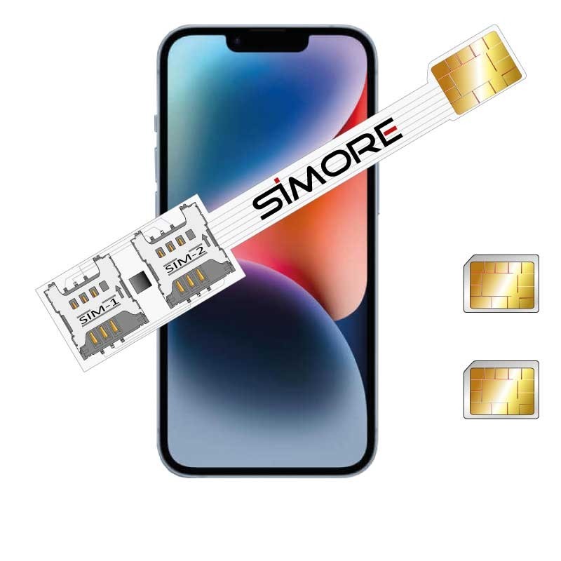 iPhone-14 Dual SIM adapter SIMore