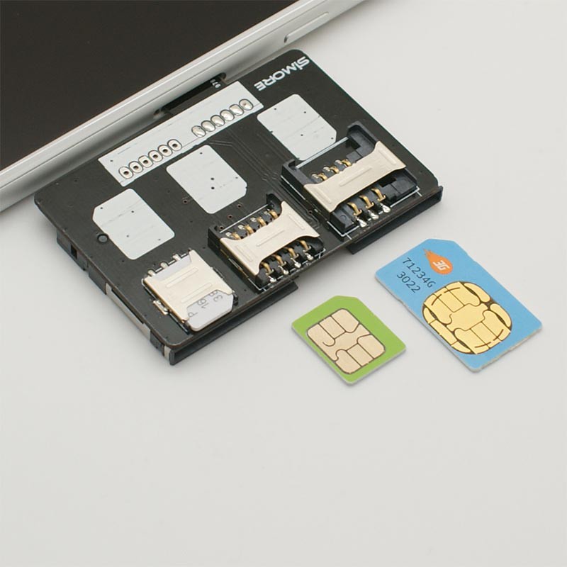 Multi 4sim Iphone Multi Sim Extension Adapter Nano Sim Micro Sim Mini Sim Ic Card Formats Simore Com