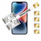 iPhone 14 Quad Multi SIM cards adapter SIMore