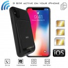 iPhone X Dual SIM Bluetooth Active Adapter case E-Clips Gold SIMore Wi-Fi Router MiFi  Hotspot