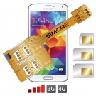 X-Triple Galaxy S5 Triple dual SIM card adapter for Samsung Galaxy S5