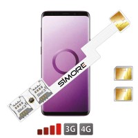 Speed ZX-Twin Galaxy S9 Dual SIM card adapter Android for Samsung