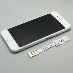 iPhone 7 Dual SIM Adapter Speed X-Twin 7 - DualSIM card with protective  case - 4G LTE 3G compatible | SIMORE.com