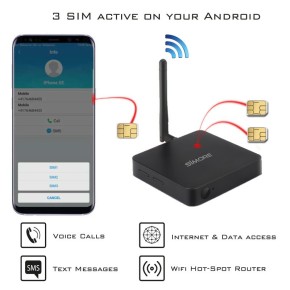 iPhone DualSIM@home 3 Adaptador Doble SIM Triple SIM Router 4G