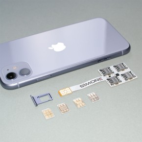 iPhone 11 Quadruple Dual SIM Adapter Speed X-Four 11 - Multi SIM
