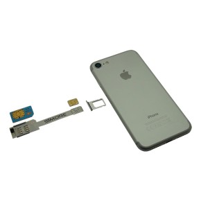 QS-Twin 7 Dual SIM adapter for iPhone 7 - DualSIM card with