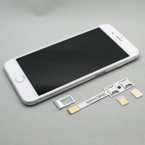 Regulatie Vriendelijkheid kiezen iPhone 7 Plus Dual SIM Adapter Speed X-Twin 7 Plus - DualSIM card with  protective case - 4G LTE 3G compatible | SIMORE.com