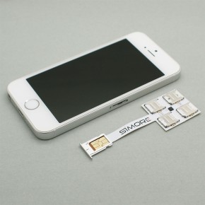 iPhone SE Quadruple Dual SIM Adapter Speed X-Four SE - Multi SIM cards with  protective case - 4G LTE 3G compatible | SIMORE.com