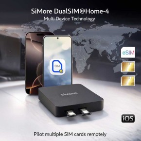 iPhone DualSIM@home 4 Multi Dual SIM Adapter 4G with simultaneous