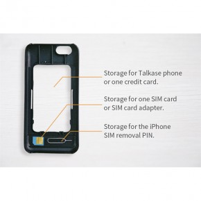 Talkase Black Iphone 6 Mini Connected Mobile Phone With Iphone 6
