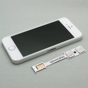 Mobile Phone Double Dual SIM Card Adapter Use Two SIM for Iphone 5/5S P
