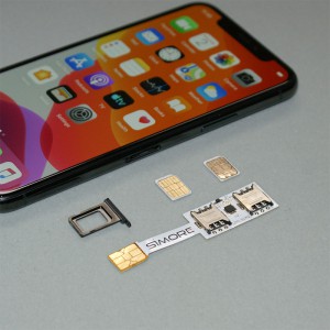 Double SIM Plateau porte-carte SIM Apple iPhone 11 Or