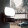 HD Floodlight Security camera with wide-angle motion sensor lighting, infrared night vision, built-in microphone and speaker, outdoor LED projector, waterproof 