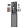 TF/SD/CF/MS/M2 cards reader- Multi fonction 5 en 1 Storage Stick